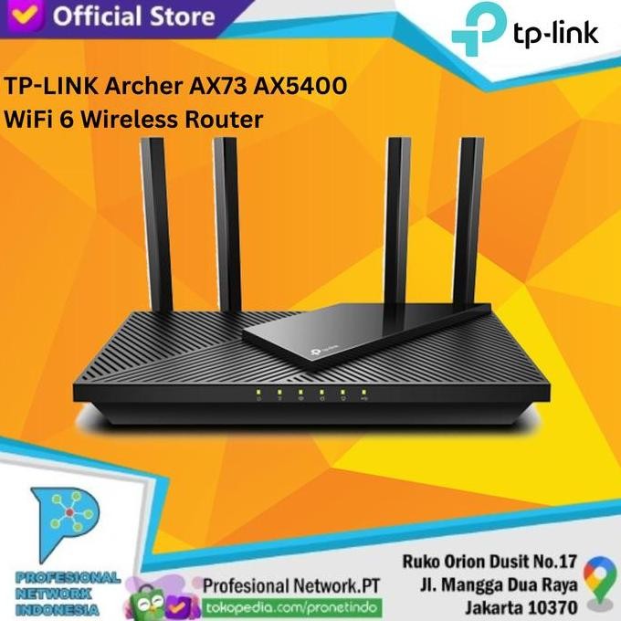 Tp-Link Archer Ax73 Ax5400 Wifi 6 Wireless Router Tplink Ax 73 Ax 5400