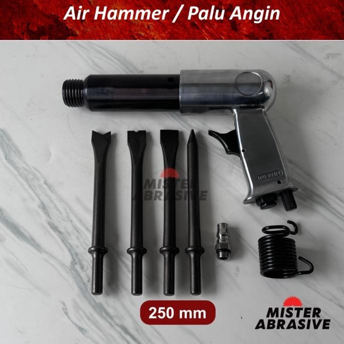 Air Hammer Bobok Palu Angin 150 190 250 mm Mesin Chisel Pneumatic
