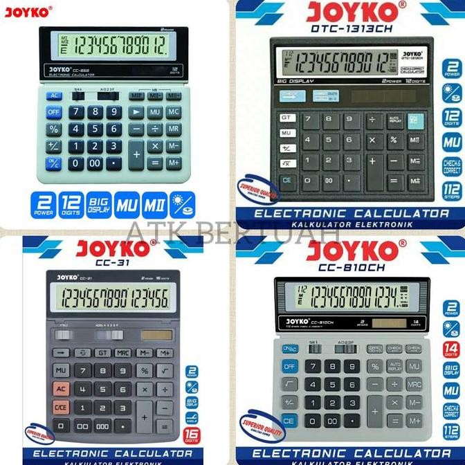 

restock KALKULATOR CALCULATOR SEDANG 12 14 DIGIT