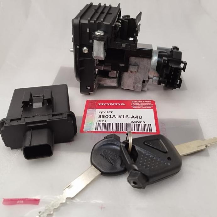 KUNCI KONTAK SCOOPY ESP + REMOTE K16 2015-2017 ORIGINAL THAILAND