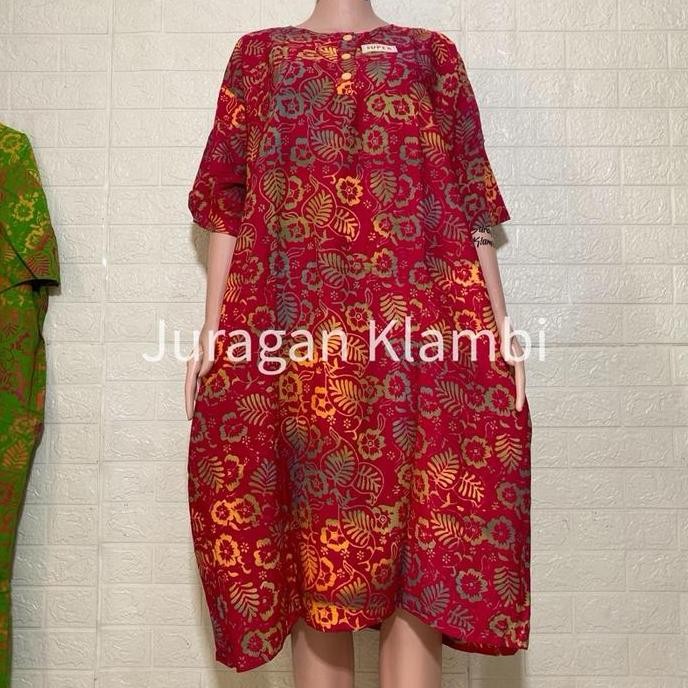 ready stock DASTER L5 JUMBO LD 150 KENCANA UNGU BATIK CAP LABEL HITAM Busui Kancing Nyaman Wanita  B