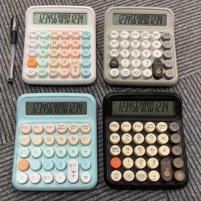 

restock Kalkulator Rainbow KINCIZEN KC-2034 - Calculator Pastel 14 Digit Tombol Fancy Korea