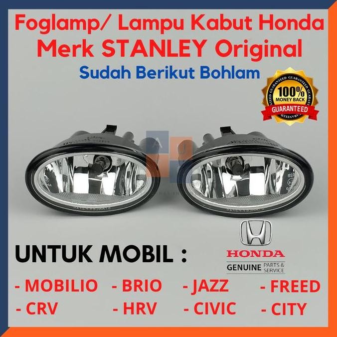 ready Foglamp Mobilio/ Lampu Kabut Honda Brio/ Foglamp Honda ORI STANLEY