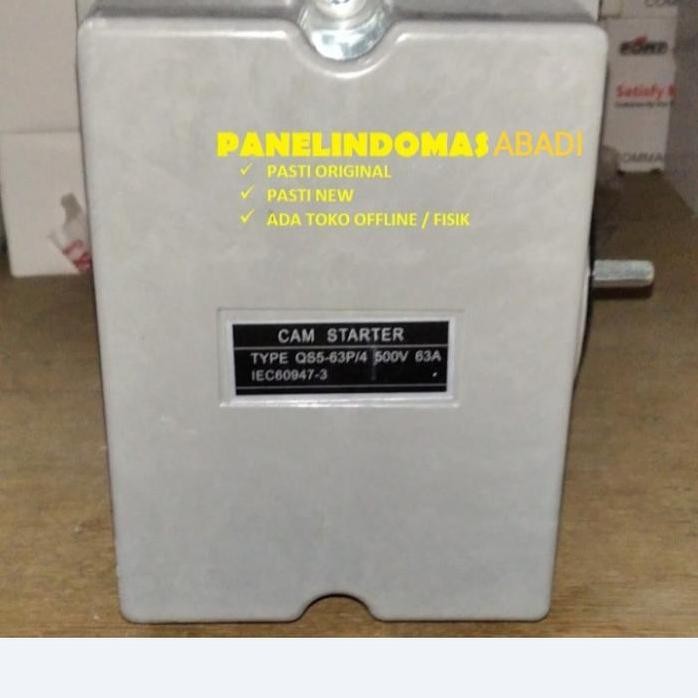 

Terlaris Cam Switch Qs5-60A 4Pole 60A Pln Genset Saklar On-Off-On Fort 4P