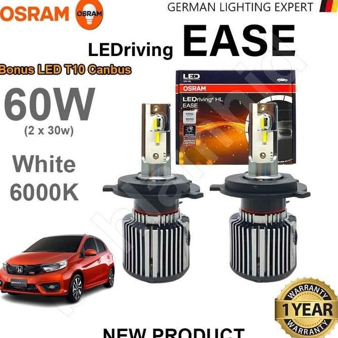 ready Lampu LED Honda BRIO, ALL NEW BRIO Osram EASE LEDriving 54W 6000K Bohlam Mobil