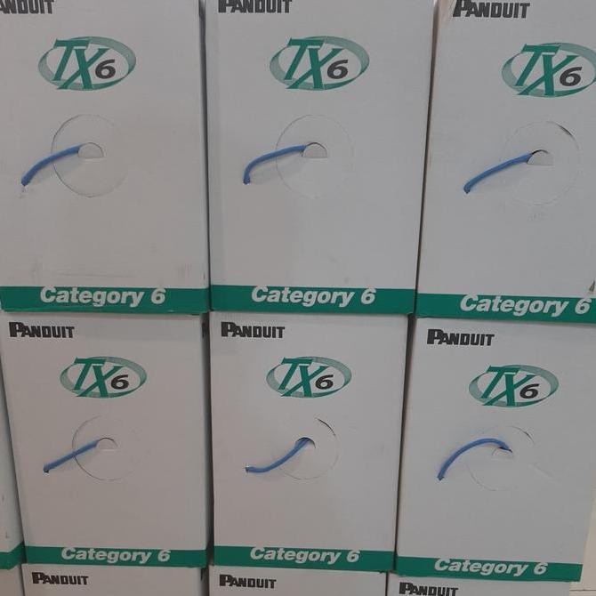 Kabel Lan Utp Panduit Cat 6 Tx6 Puc6C04Bu-C / Panduit Cat6 Tx6/Panduit