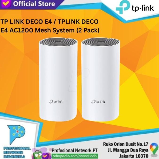 Tp Link Deco E4 / Tplink Deco E 4 Ac1200 Mesh System