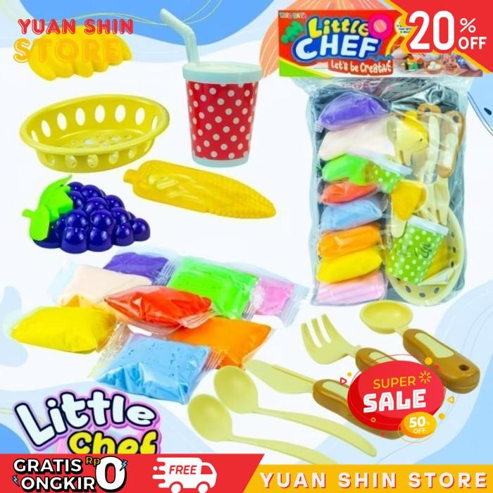 MAINAN ANAK MURAH YL7 MAINAN EDUKASI CLAY SUSHI CLAY CETAKAN CLAY / MAINAN CETAKAN CLAY / MAINAN CLA