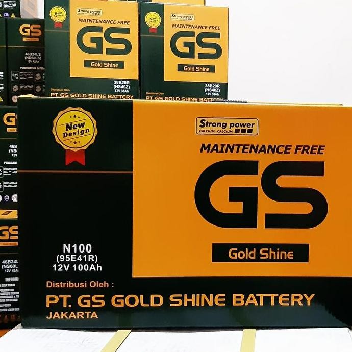 

Terlaris Aki Kapal,Genset,Alat Berat,Truk N100 Gs Mf 12V 100H Accu Kering