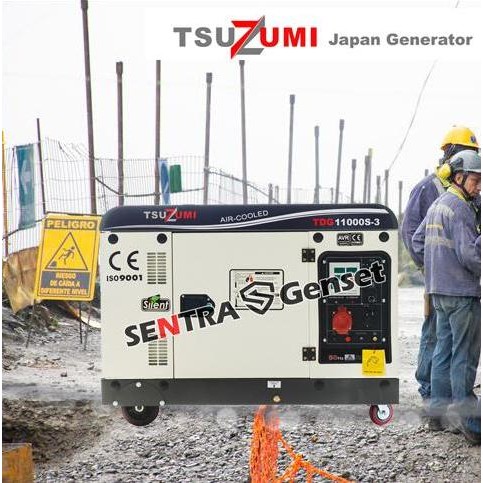 

Terlaris Genset Silent 10 Kva 8500 Watt Tsuzumi Japan Generator
