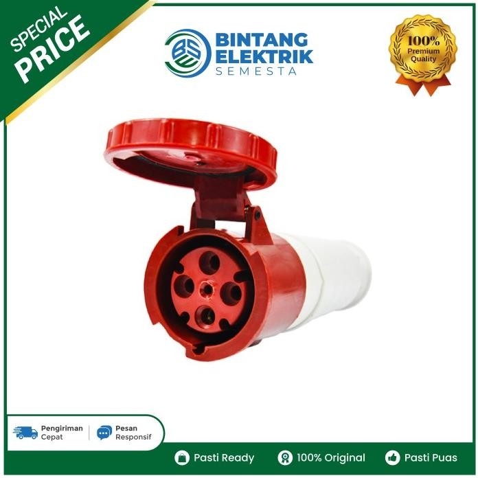 

Terlaris Stop Kontak Genset 4 Pin 63A Cee 234 Industrial Mobile Socket 63 A