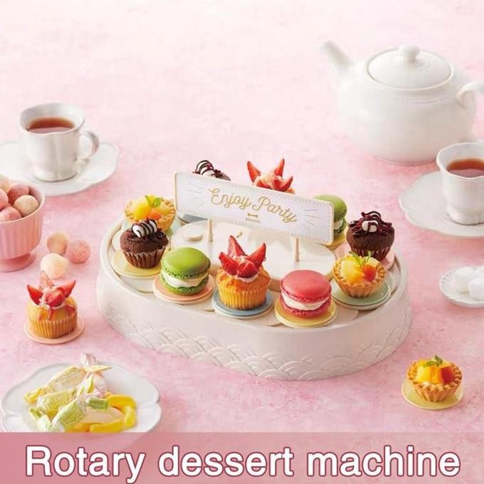 Terlaris Cod Stand Kue Ulang TahunTable Meja Cupcake Go Round Rotating Meja Putar/Display Makanan Pe