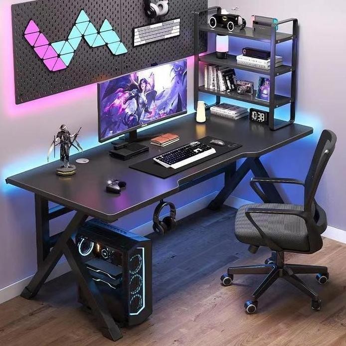 Terlaris Meja Komputer / Meja Gaming / Meja Komputer Minimalis /Meja Belajar