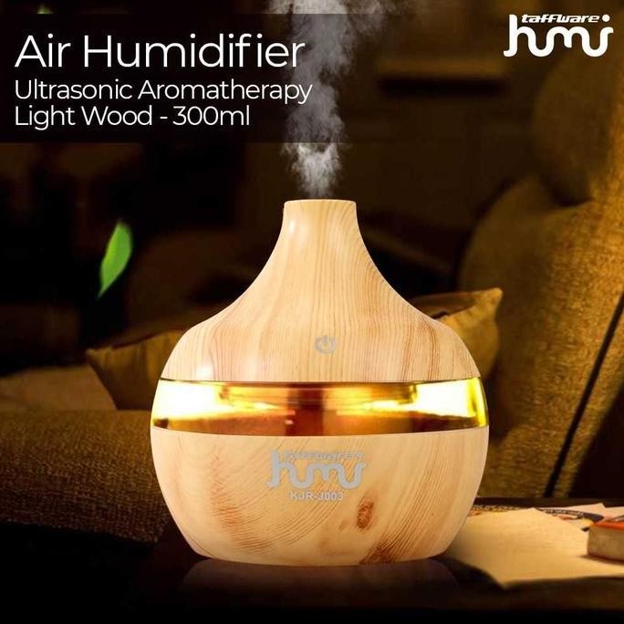 Y&T Air Humidifier Diffuser Pengharum Pelembab Uap Aromaterapi Ruangan Besar LED 300 ML Full Set Taf