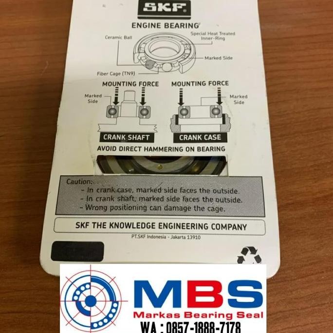 BEARING KRUK AS MOTOR RX KING 6205 C4 6304 C4 CERAMIC SKF ENDURO ASLI