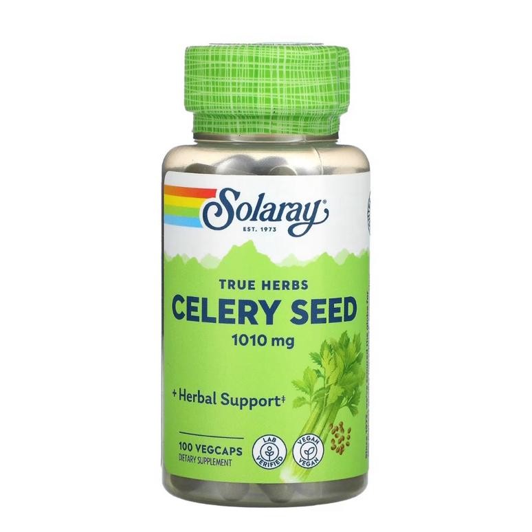 

Solaray Celery Seed 505 Mg 100 Vegetarian Capsules