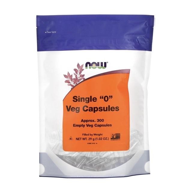 

Now Foods Single 0 Veg Capsules Approx 300 Empty Veg Capsules 29 G