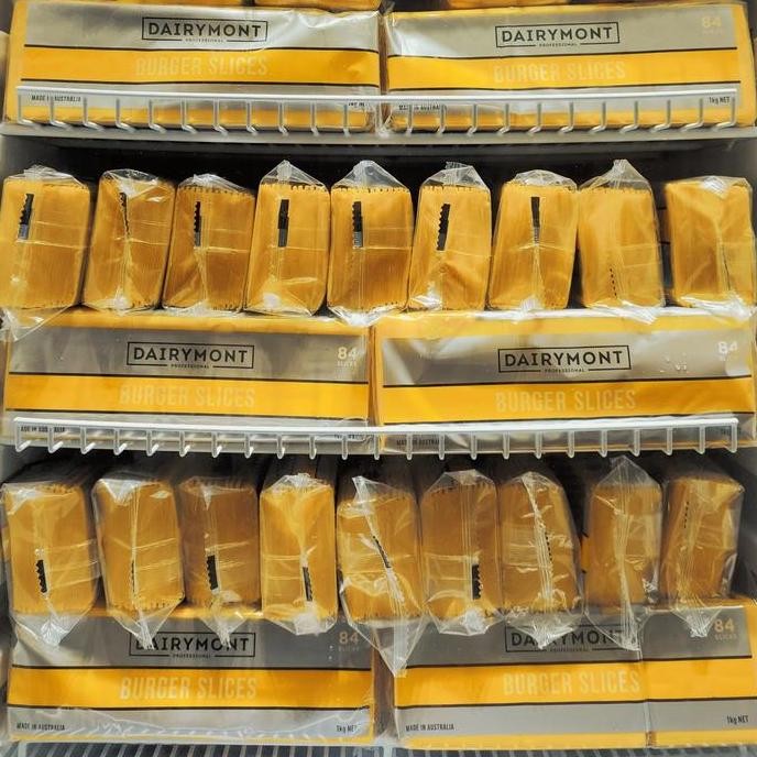 

Sale Dairymont Burger Slices Red Cheddar Cheese | Keju 1 Kg.