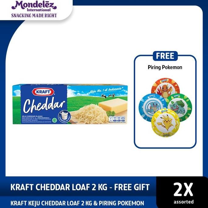 

Sale Kraft Keju Cheddar Loaf 2 Kg - Free Gift