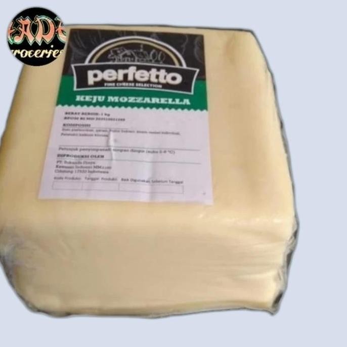 

Sale Mozzarella Perfetto 1Kg Repack Keju Mozarela Mozzarella Perfetto Lezatto