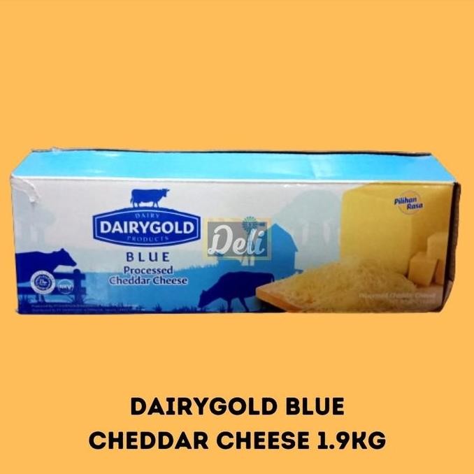 

Grosir Dairy Gold Cheddar Balok 2Kg Blue Keju Cheddar/Chedar 2Kg Dairygold