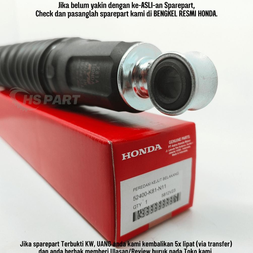 Shock Shockbreaker Belakang Beat 2016 2017 2018 2019 Original Beat Street Beat Fi K81 Original Honda