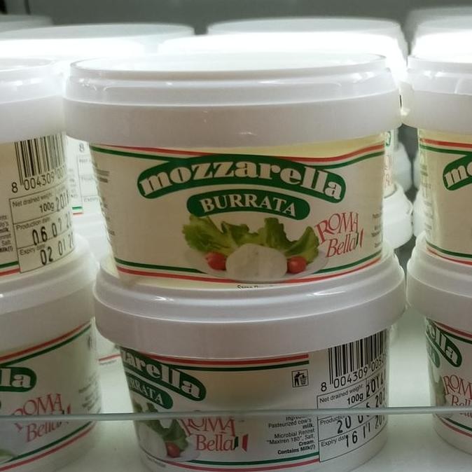 

Promo Mozzarella Burrata Cow 100Gr Fresh Cheese