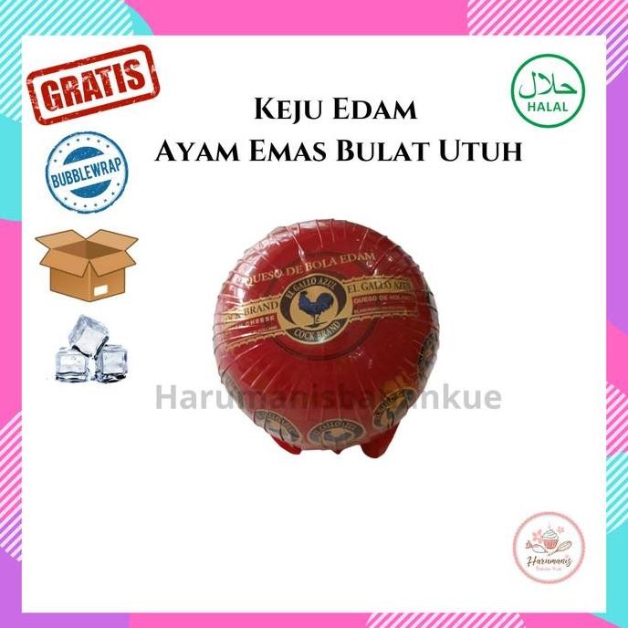 

Promo Keju Edam Ayam Emas Bulat Utuh
