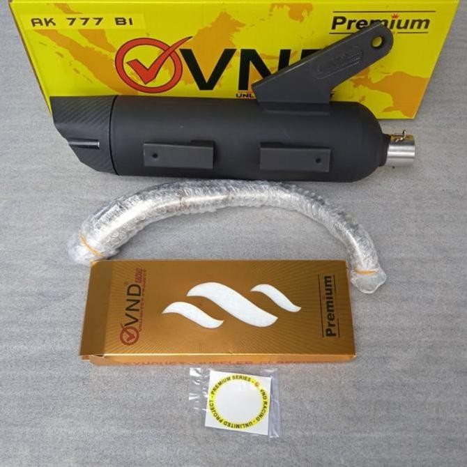 Knalpot VND AK 777 Honda Genio- beat fi new 2020 led - Beat street esp