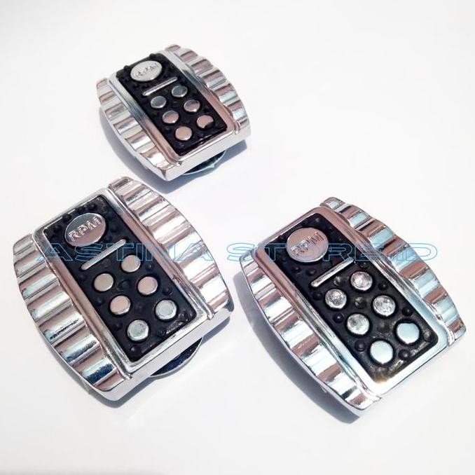 1 Set Cover Pijakan Pedal Gigi Dan Rem Besi Anti Slip Universal Untuk Semua Jenis Motor