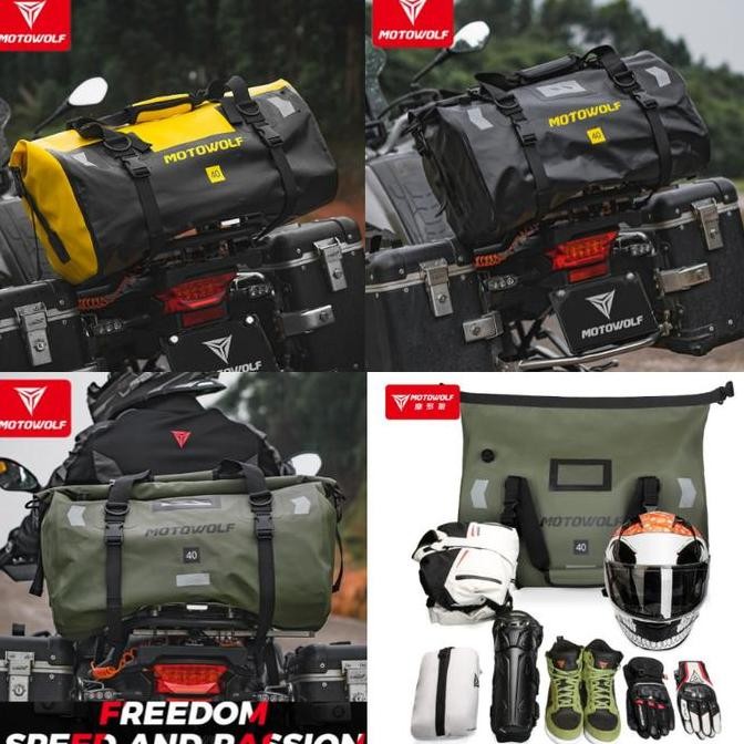 Tas Motor Touring Motowolf Tas Travel Tas Anti Air Waterproof Premium