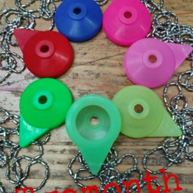 Kalung kesehatan mci pengaman rubber silicon bioglass mini biomini AST