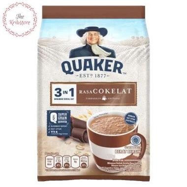 

Quaker 3 In 1 Chocolate Cokelat 8 Sachet 228 Gr Minuman Sereal Oats Terbaru