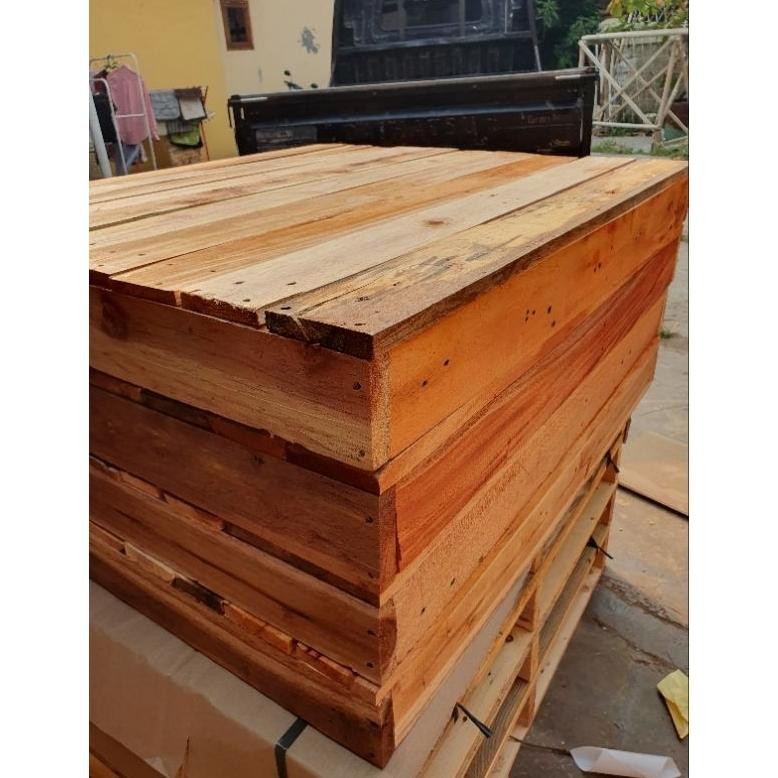 Palet Kayu Divan kasur Single Bed (90x200x12cm)