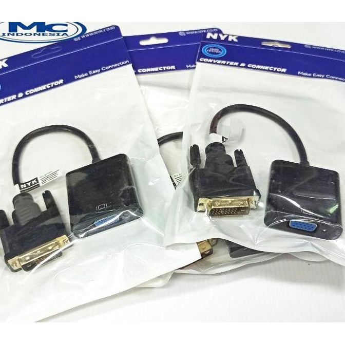 Kabel Connector Converter DVI 24+1 to VGA
