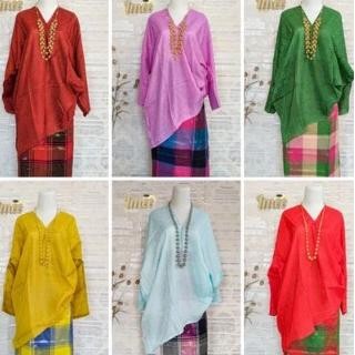 Cuci Gudang Baju Adat Bugis Makassar Baju Bodo Set Lengan Panjang