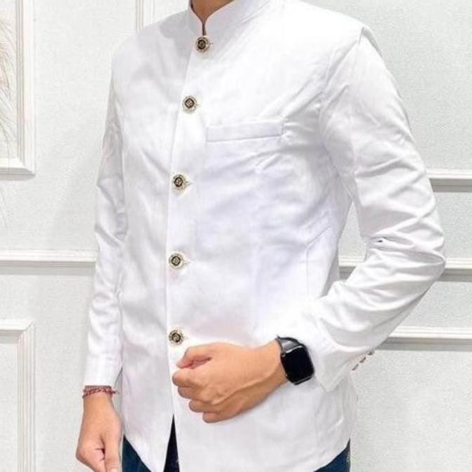 Baju Safari Lengan Panjang Pakaian Adat Bali Pria