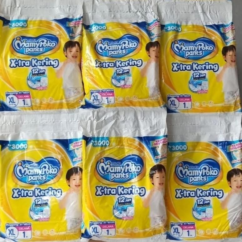 Isi 20 Mamypoko Pants  Popok Celana Sachet Xtra Kering  S/M/L/XL/XXL AST
