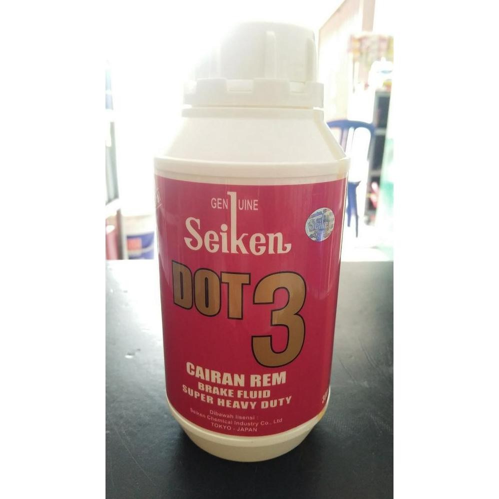 

Cairan Minyak Rem DOT 3 Warna Putih Bening Seiken 300 ml Japan SV9