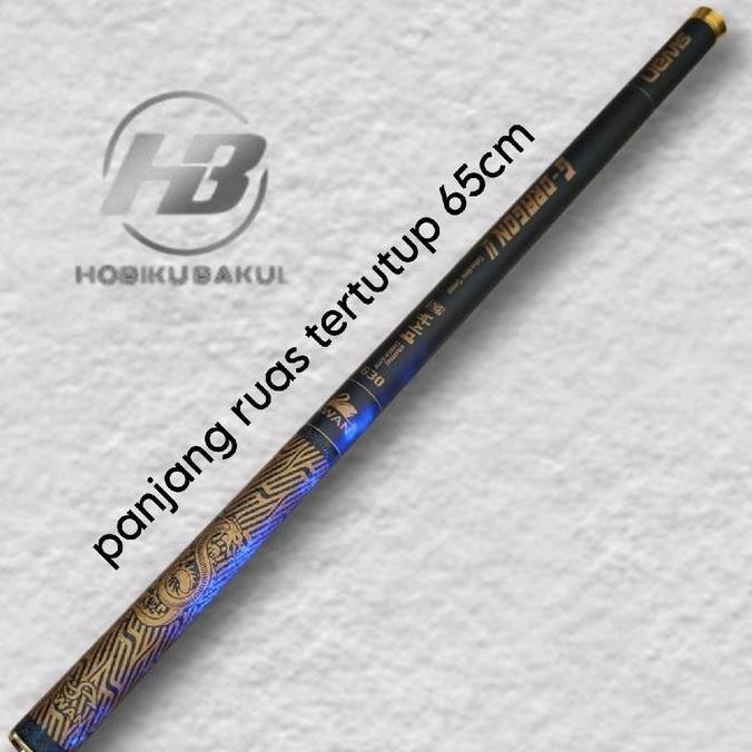 Joran Tegek Carbon Batik Korea Gold Dragon Vol 2 360 Super Kuat Action Medium Pancing - Stik [terbai