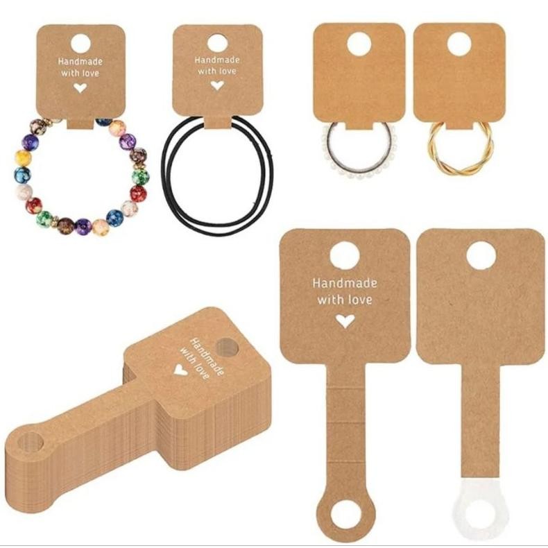 

100pcs Hang Tag Aksesoris Label Hangtag Kertas Label Aksesoris Untuk Kalung/Gelang/Cincin/Perhiasan/Gelang SV9