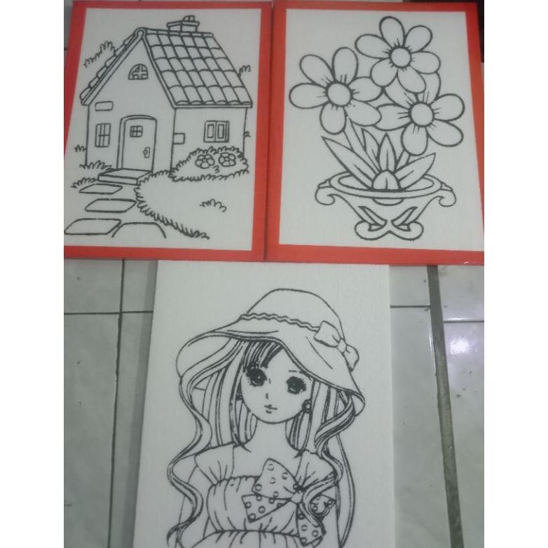 

Styrofoam lukis 30 x40 paket 20 list lakban SV9