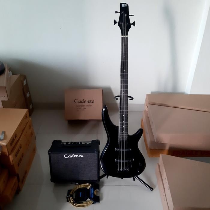 Bass Ibanez Sdgr 4 String Hitam Plus Ampli Dan Kabel Jack New Original Dan Terpercaya