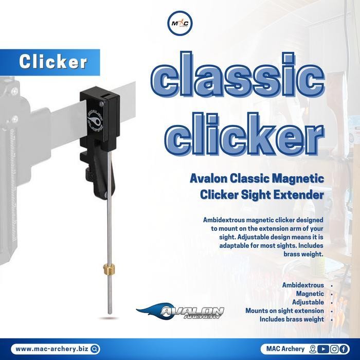Clicker Busur Panahan Avalon Clicker Classic Sight Extender Anak Panah Original Dan Terpercaya
