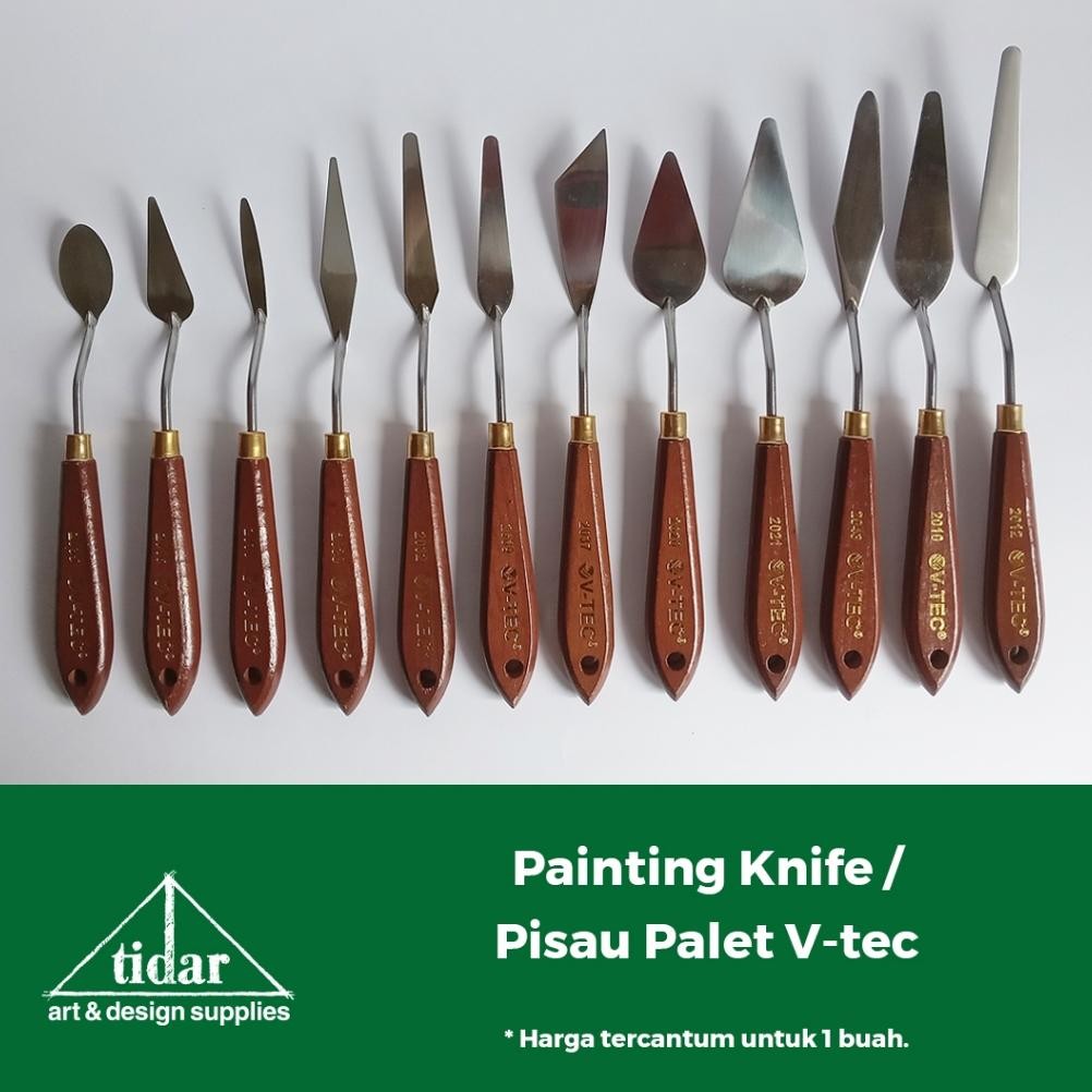 

V-tec Painting Knife - Paint Knife - Pisau Palet - Pisau Lukis SV9