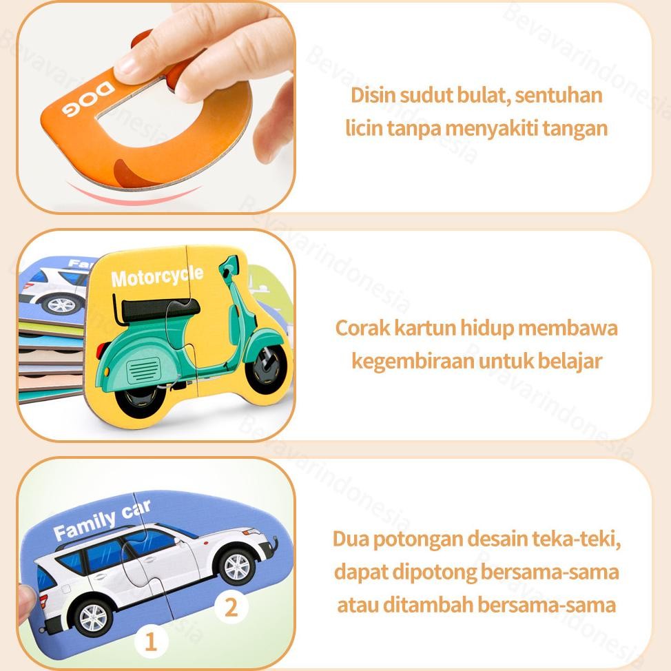 

BEVAVAR Mainan Stiker Kulkas Magnet Anak Lucu Kartun Stiker Lembut PVC Kreatif SV9