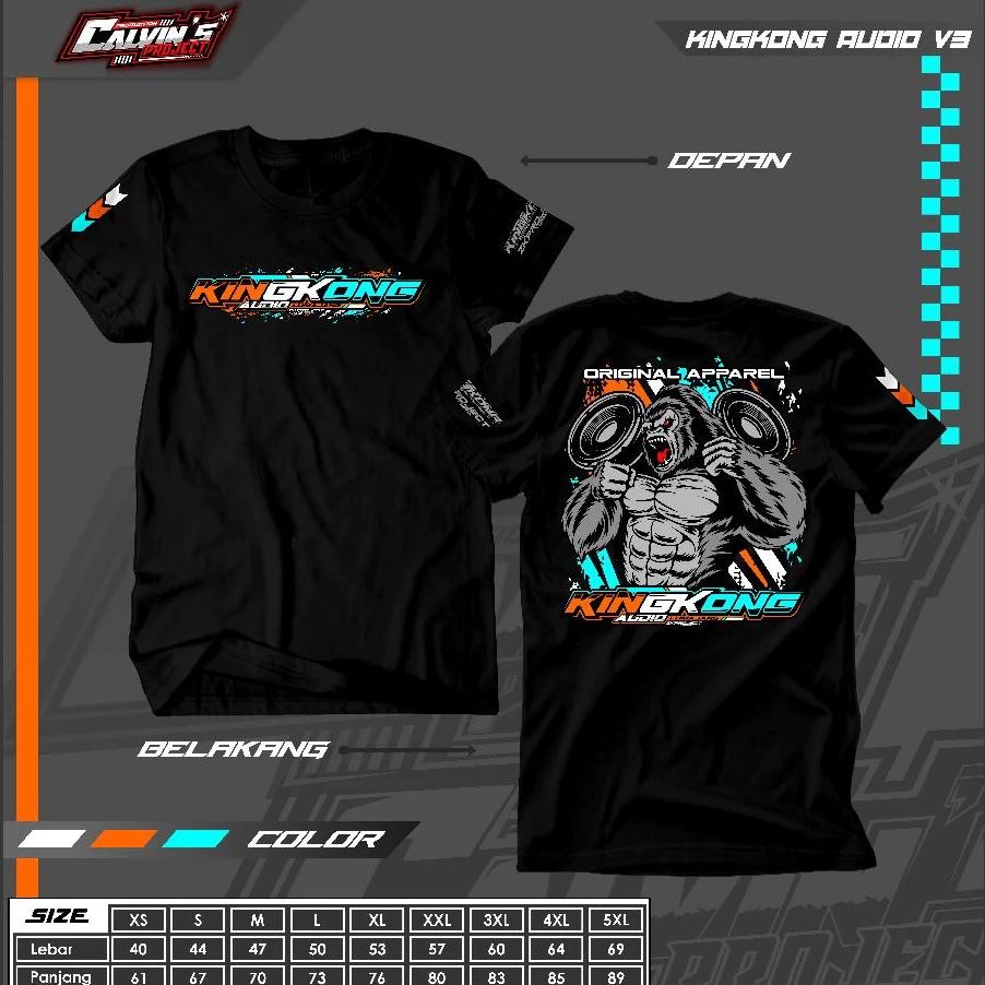 Promo Kaos Kingkong Audio Lumajang Original By Calvin'S Original