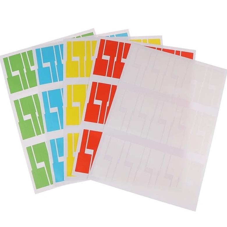 

10 Lembar / 300pcs Label Kabel Listrik Sticker Cable Tag Sticker Jaringan Anti Air Cable Label Label Penanda Kabel SV9