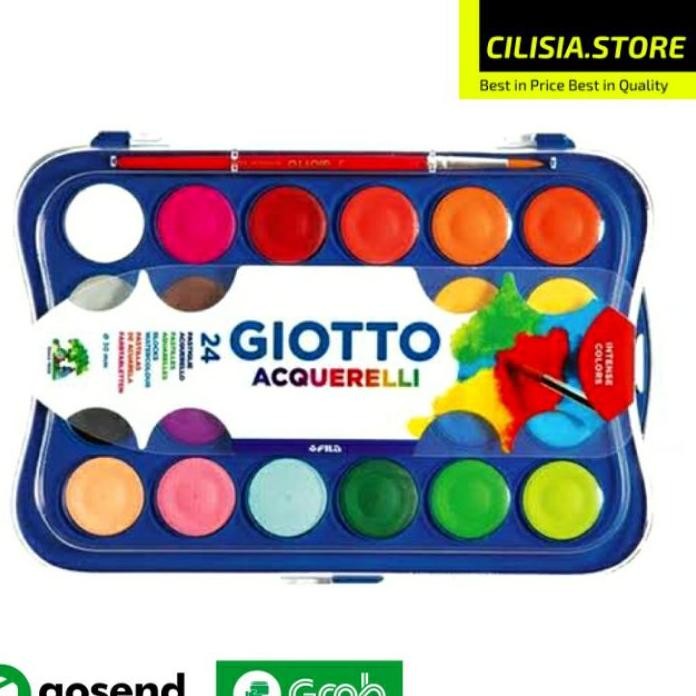 

Cat Air Watercolor Giotto 24 Warna Mini Acquerelli Bonus Kuas