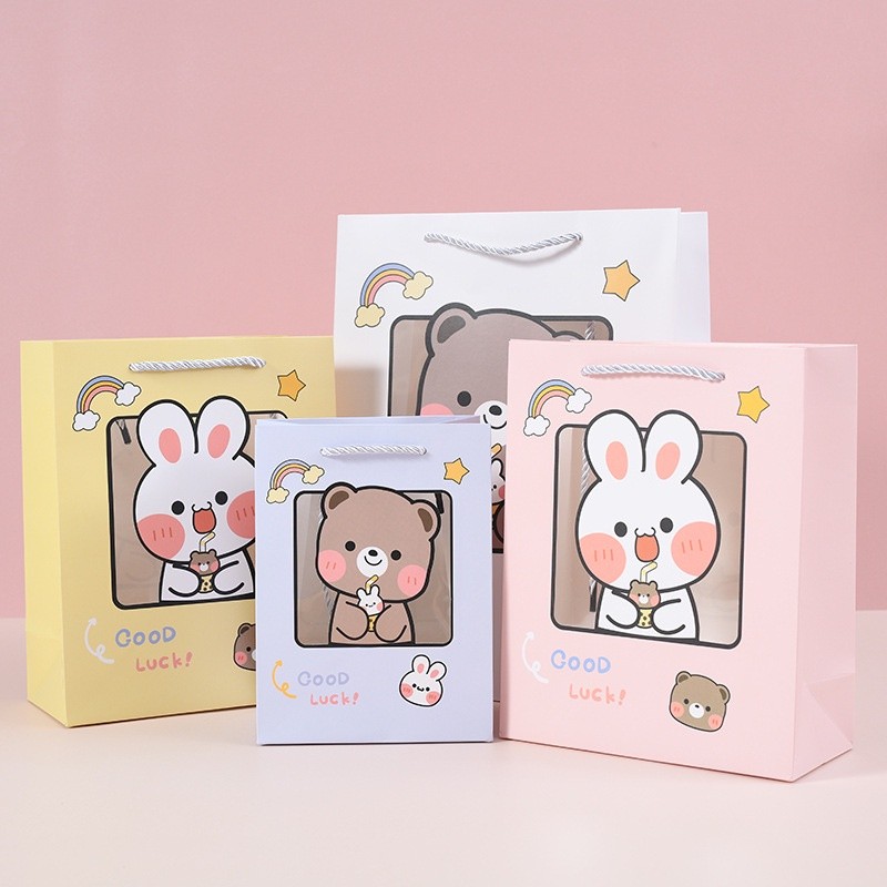 

PAOPAO Paperbag Conny & Teman Baik Cute Character Goodie Bag Tas Kado Premium